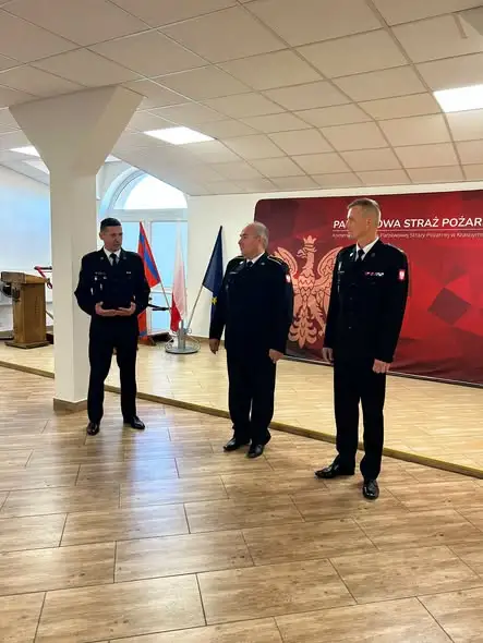 Asp. sztab. Mariusz Dobosz zakończył służbę w PSP Krasnystaw po 31 latach