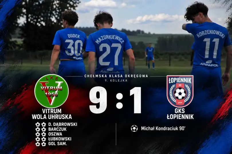 GKS Wola Uhruska rozgromił rywala. Za tydzień mecz z KŁOS GM CHEŁM