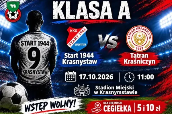 Start Krasnystaw kontra Tatran Kraśniczyn – hit 9. kolejki chełmskiej klasy A