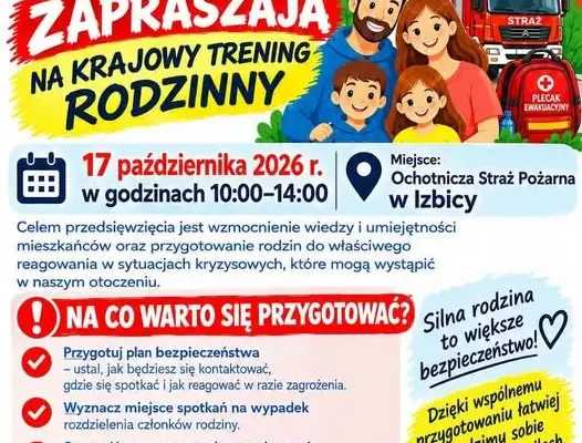 Izbica: Strażacy i urzędnicy uczą, jak przygotować rodzinę na kryzys