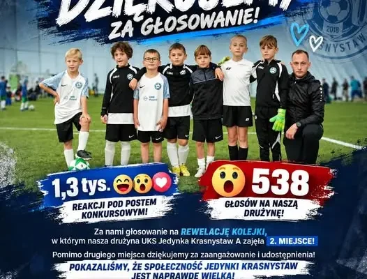 UKS Jedynka Krasnystaw A z drugim miejscem w konkursie Ligi MT Lublin