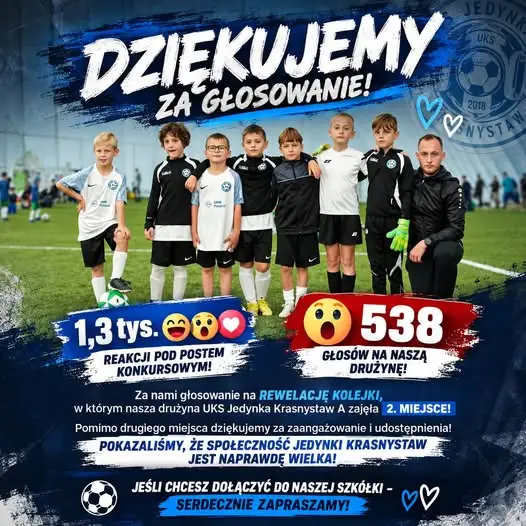 UKS Jedynka Krasnystaw A z drugim miejscem w konkursie Ligi MT Lublin