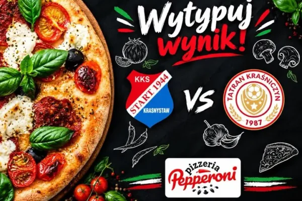 Start 1944 Krasnystaw zagra z Tatranem Kraśniczyn. Do wygrania pizza!