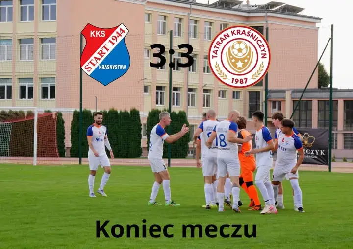 Start Krasnystaw remisuje z Tatranem Kraśniczyn 3:3 w emocjonującym meczu