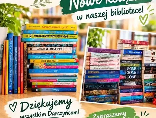 Nowe książki w Gminnej Bibliotece Publicznej w Fałsławicach