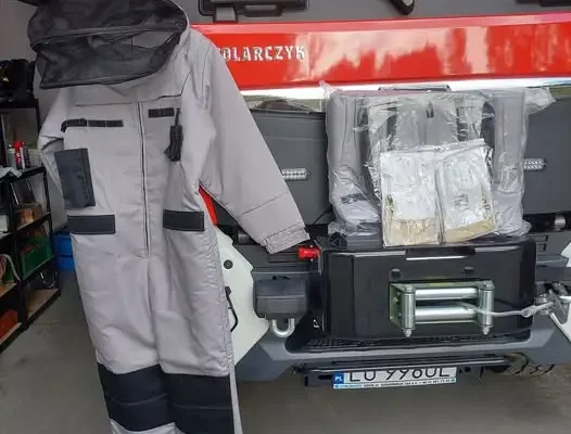 OSP Fajsławice z nowym sponsorem – sprzęt do walki z owadami błonkoskrzydłymi