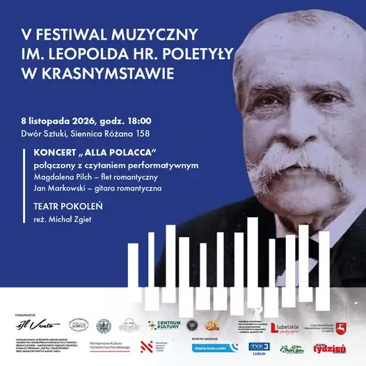 V Festiwal Muzyczny im. Leopolda hr. Poletyły – koncert „Alla Polacca” w Siennicy Różanej