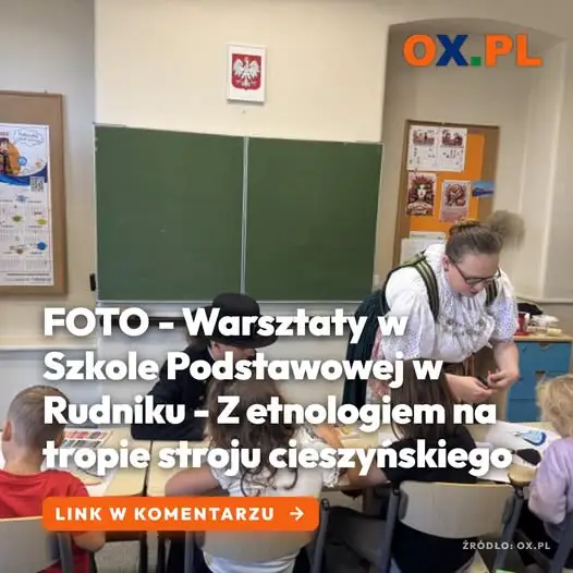 Warsztaty w Rudniku: dzieci poznały strój cieszyński i stworzyły własne Cieszynianki