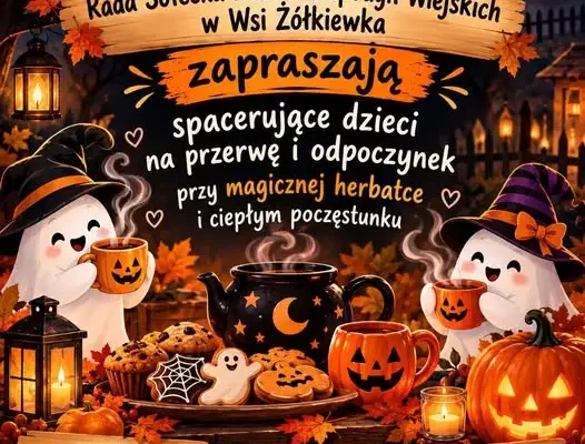 Halloween w Żółkiewce: zaproszenie na słodki przystanek w świetlicy