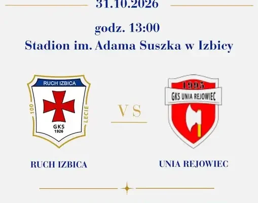 Ruch Izbica przed ostatnim domowym meczem sezonu
