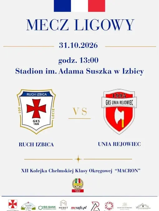 Ruch Izbica przed ostatnim domowym meczem sezonu