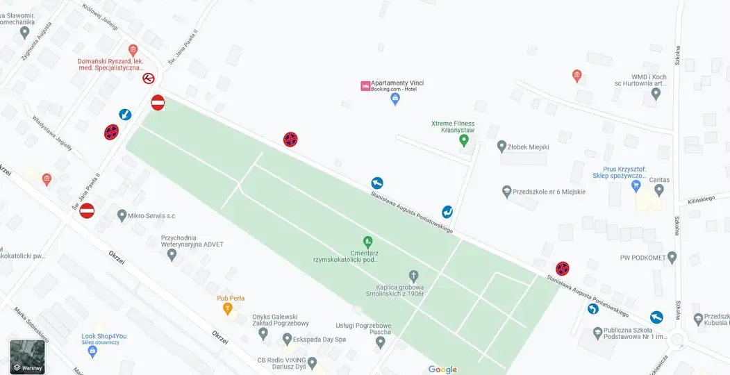 Zmiany w organizacji ruchu w Krasnymstawie na Wszystkich Świętych